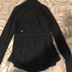 Lululemon ruffled zip up